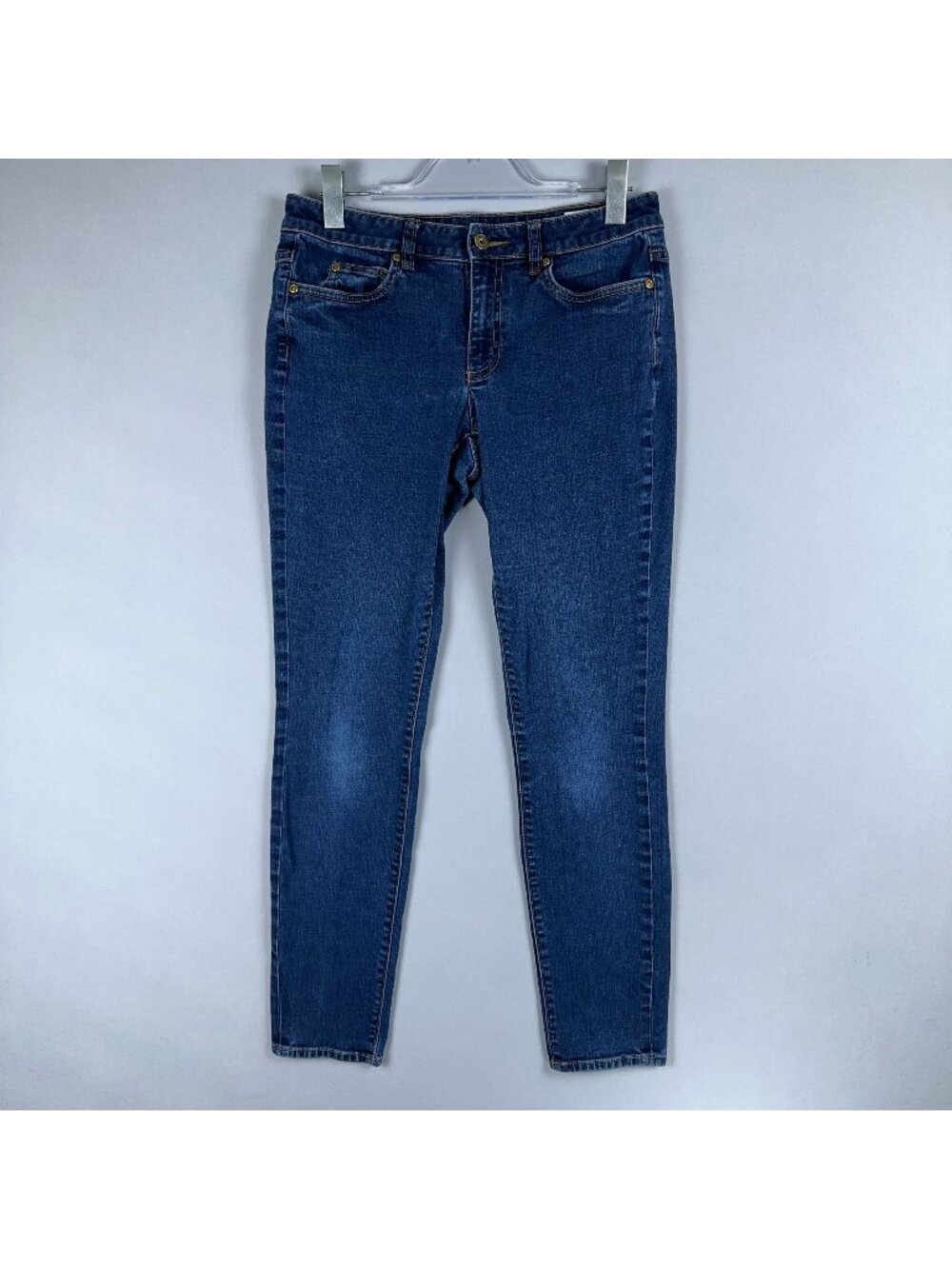 Tara By Vince Camuto Womens Denim Skinny Jeans Size 28/6 Cotton Blend Blue